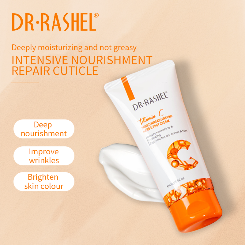 Crème à la vitamine C pour les mains et les pieds