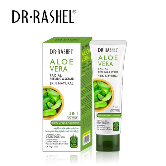 Gommage et exfoliant pour le visage à l'extrait d'aloe vera
