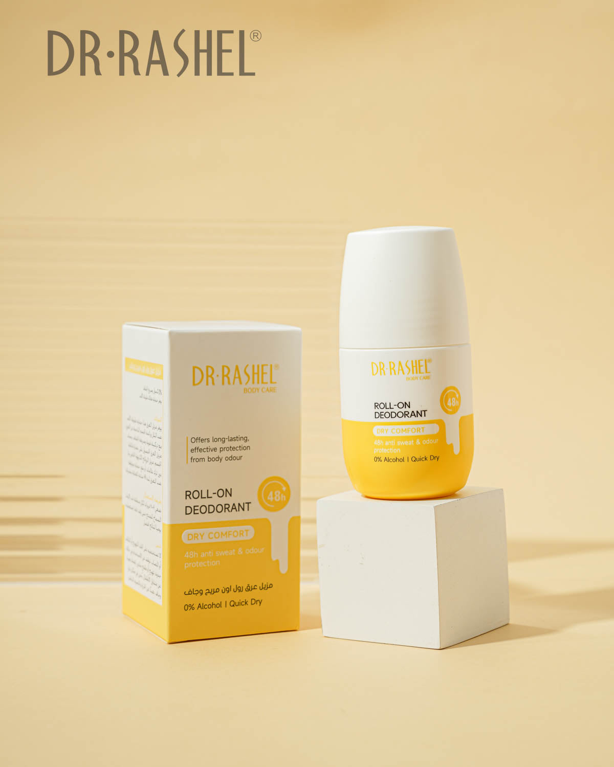 Déodorant roll-on sec et confortable